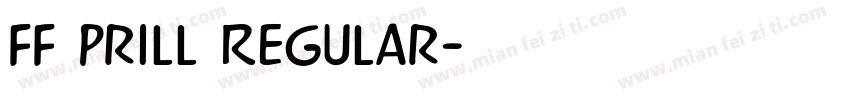 FF Prill Regular字体转换